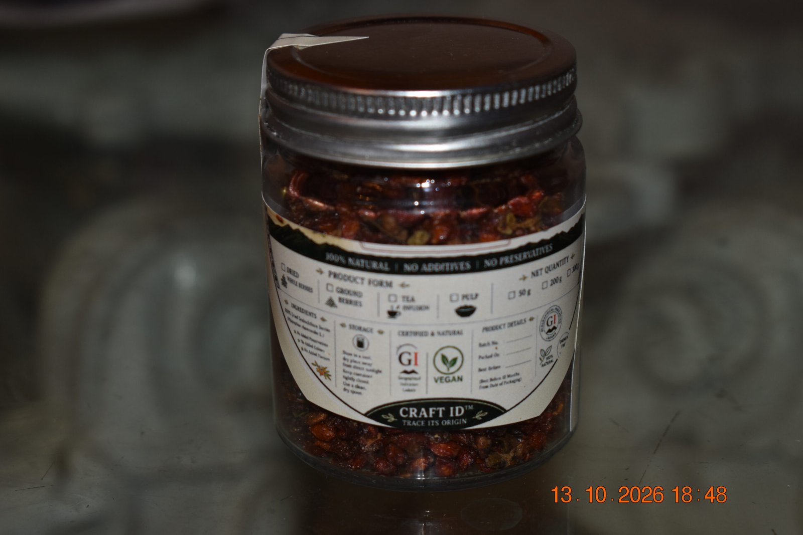 Whole Dried Seabuckthorn Berries - Image 2